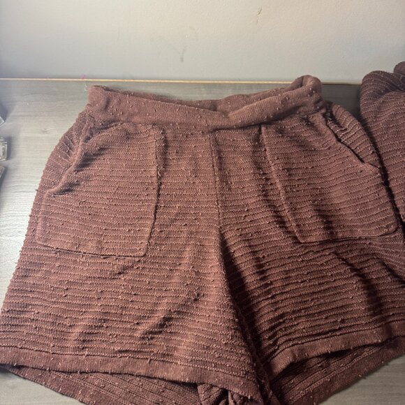 Free People Carter Sweater Set, Brown Size L - Picture 3 of 3